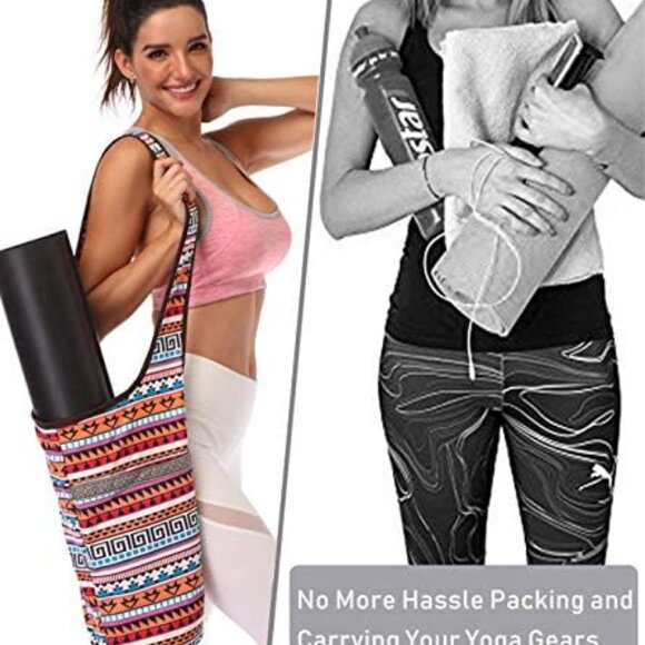 Yoga Mat Bag with Large Size Open Pocket(1 Bag(Any Style)) - Picture 3 of 16